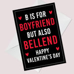 Funny Valentines Day Card For Boyfriend Funny Joke Humour Card For Him Men