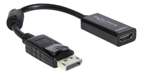 Delock Adapter Displayport 1.1 male > HDMI female Passive black