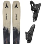 ATOMIC Pack ski Atomic Maverick 84 Grey/black + M 10 Gw Black/smoke 25 Homme Noir / Gris Beige taille 153 2025