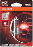 Osram Night Breaker Silver - Lyspære H7 55W 12 V 1-pakning