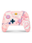 PowerA Enhanced Wireless Controller for Nintendo Switch - Princess Peach Plaid - Controller - Nintendo Switch