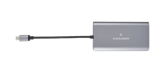 KRAMER KDOCK-3 PTER USB TYPE-C TO ADAPTER USB TYPE-C-HDMI/DP/RJ45/USB/SD/PD (91-00015899)