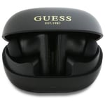 Guess TWS In-Ear Hörlurar Bluetooth Capsule Printed Logo - Svart