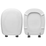 Sièges de Toilette Tesi Idéal Standard Bois Enduit Résine Polyester Blanc I.S