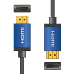 Avlink 4K Colour Shell HDMI Lead 1.5m Blue