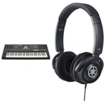 Yamaha PSR-E473 Portable Versatile Digital Keyboard bundled with HPH-150 Headphones