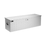 MSW Aluminiumskasse - 124 x 38 cm 150 L