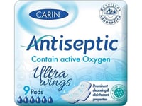 Cairn Carin_Antiseptic Ultra Wings Ultra-Thin Sanitary Pads With Wings 9Pcs