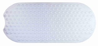 Grund SICURE Tapis de Baignoire 100 % Caoutchouc synthétique sans PVC Transparent 38 x 89 cm