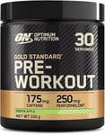 Optimum Nutrition Gold Standard Pre Workout Green Apple Flavoured Powder, 330G