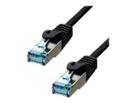 Proxtend - Koblingskabel - Rj-45 (Hann) Til Rj-45 (Hann) - 5 M - 6 Mm - Sftp, Pimf - Cat 6A - Ieee 802.3At - Halogenfri, Formstøpt, Uten Hindringer, Flertrådet - Svart