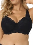 Triumph Womens Amourette Charm WHP Bra - Black Cotton - Size 32A