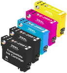 5 Ink Cartridges for Epson XP-255 XP-257 XP-352 XP-355 XP-452 XP-455