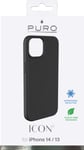 Puro Icon Cover (iPhone 14) - Sort