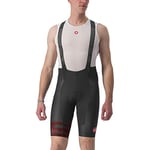 CASTELLI 4523002-123 Free Aero RC KIT BIBSHORT Men's Shorts Black/Red XXL