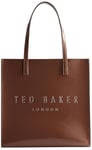 Ted Baker Women's CRINKON-Crinkle Large Icon Bag, Taupe, O/S