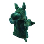 ECO Dragon puppet Green Dragon hand puppet Dragons plush puppets Wales Fantasy