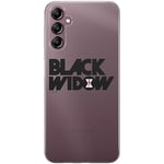 ERT GROUP Coque de téléphone Portable pour Samsung A14 4G/5G Original et sous Licence Officielle Marvel Motif Black Widow 010 Parfaitement adapté à la Forme du téléphone Portable, partiel imprimé