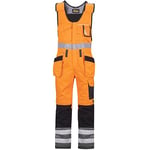 Snickers 2135574252 Size 252 Class 2 "High-Vis" Trousers - Orange/Muted Black