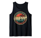 It's Weird Being The Same Age As Old People Retro Vintage Tank Top