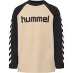 hummel Boys Langærmet T-shirt Børn - Beige - str. 128