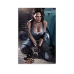 DRAGON VINES Resident Evil 3 Jill Valentine Fanart Game Character Poster Canvas Print Poster College Students Teachers 24x36inch(60x90cm)