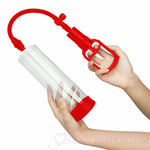 Red Penis Pump For Men Vacuum Erection Enhancer Cock Enlarger Stretcher Powerup