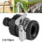 Universal Tap Connector Adapter Mixer Garden Kitchen Hose Pipe Water Faucet Uk