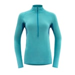 Devold Running Merino 130 Zip Neck Dame Tropical, XS