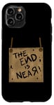 Coque pour iPhone 11 Pro Signe de costume de zombie The End Is Near