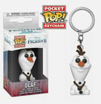 Olaf Snowman Frozen Disney Pocket Pop Keychain Official Funko Pop Vinyl Keyring