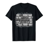 Modular Synthesizer Synth Keyboard T-Shirt