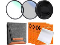 Kf Filter 4In1 Uv-Filter Nano-K + Polarisator Cpl + Lock + K&Amp F-Fodral För 77 Mm / Sku.2039V1