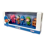 Comansi - Set Collection Pocoyo 5 Figurines : Pocoyo, Elly, Canard, Loula Nina