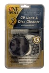 ONEFORALL CD Laser Lens Audio + Disc Cleaner + Hyper Brush NEW & SEALED