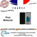 Original Ecran LCD et Vitre Tactile Avec Chassis Noir pour Motorola Moto E7