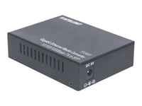 Intellinet Gigabit Ethernet To Sfp Media Converter, 10/100/1000Base-Tx To Sfp Slot, Empty - Fibermedieomformer - 1Gbe - 10Base-T, 100Base-Tx, 1000Base-T - Rj-45 / Sfp (Mini-Gbic)