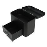 (Black) Metal Bread Boxes 2 Layer Iron Bread Storage Bin Kitchen