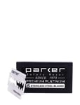 Parker Parker Premium Platinum Double Edge Blades - 100 Ct Silver