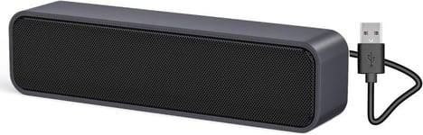 ADELGO Mini Portable Soundbar USB Powered Computer Speaker Laptop Speaker for PC