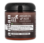 Artnaturals, Argan Oil & Aloe Hair Mask, For Dry, Damaged Hair, 8 oz (226 g)