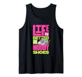 Mud Run Mud Runner Women Girl Team Tank Top