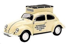 Schuco 02698 - Miniature Volkswagen Coccinelle Ambulance toit surélevé (1:43)