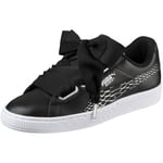 Chaussures Puma  Basket Heart Oceanaire Black White 366443 01