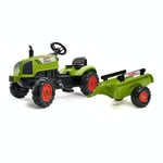 Falk Trampbil FALK Traktor med vagn Claas 808-052