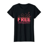 Free Birds Quote Freedom Pink Women's Clothing T-Shirt