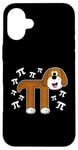 Coque pour iPhone 16 Plus PI Tag chien mathématicien enseignant mathématicien