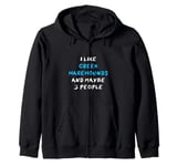 I Like Greek Harehounds And Maybe 3 People Greek Harehound Zip Hoodie