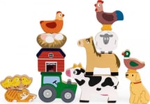 Viga Toys Stacked Farm Animal Puzzle Lumarko!