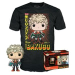 Funko Pop! Tee (Adult): My Hero Academia - Katsuki Bakugo (Metallic) (Special Edition) Vinyl Figure T-Shirt (M)